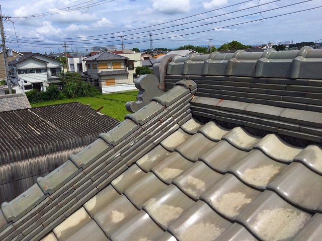 明石市の屋根雨漏り修理後